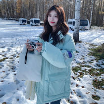 Winter clothing cotton clothes Women in short Han version 2023 New bread uniforms Winter loose cotton padded jacket Thickened Cotton Clothing Jacket Tide