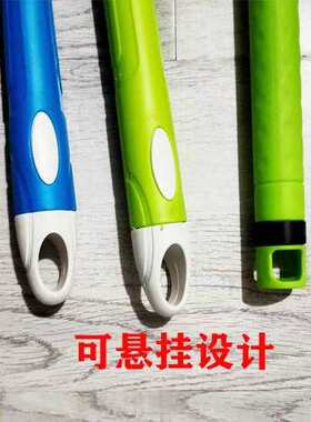 加长可悬挂拖把扫把扫帚不锈钢旋转地拖杆子头手柄家用把手套