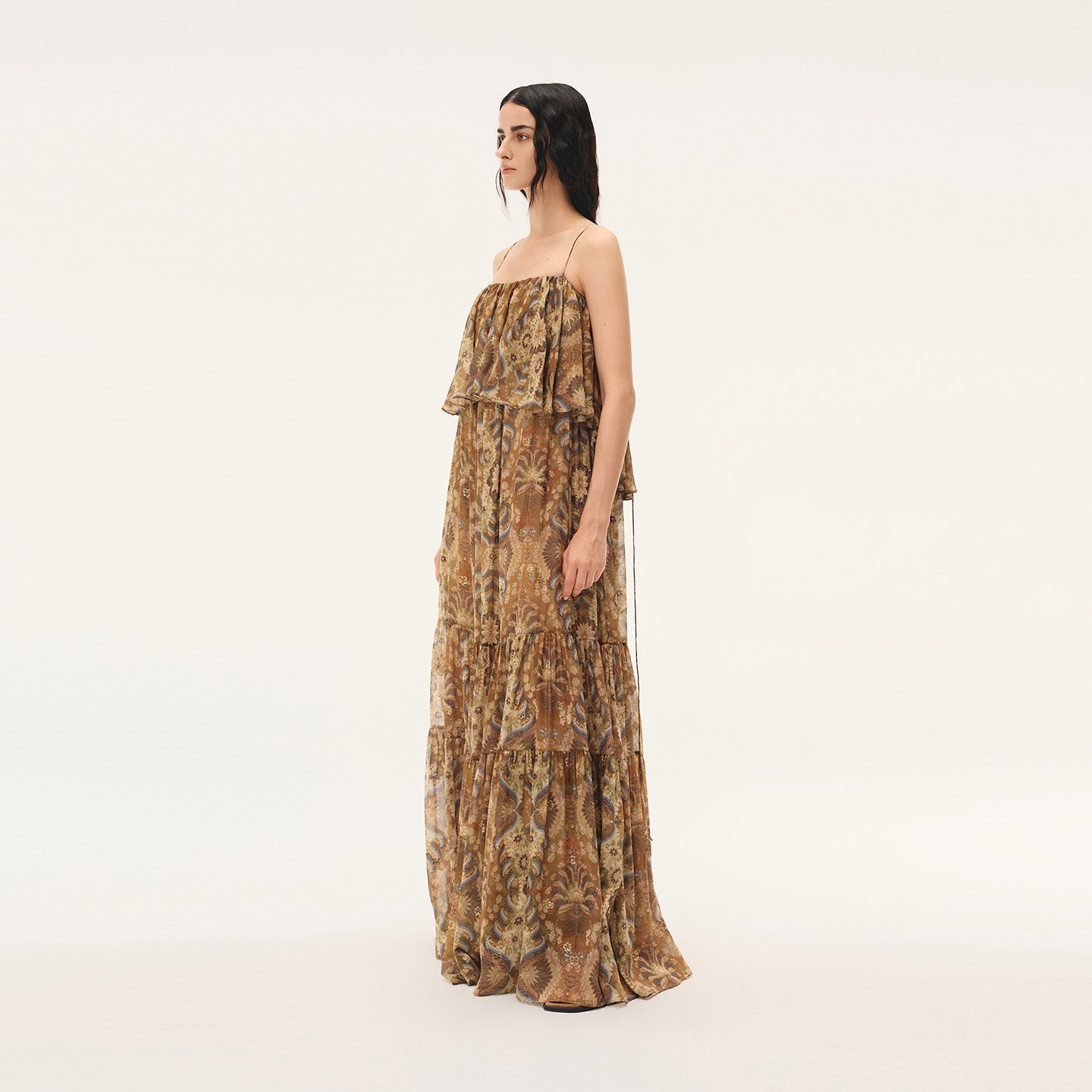 【INTO THE EAST】hug 2026早春新款棕榈卷草吊带裙,淘宝优惠券,粉丝福利购,淘宝优惠卷