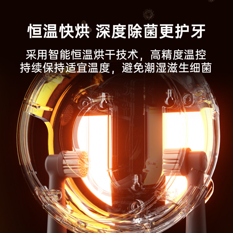 smartPal牙刷消毒器紫外线杀菌烘干智电动壁挂漱口杯置物架免打孔,淘宝优惠券,粉丝福利购,淘宝优惠卷