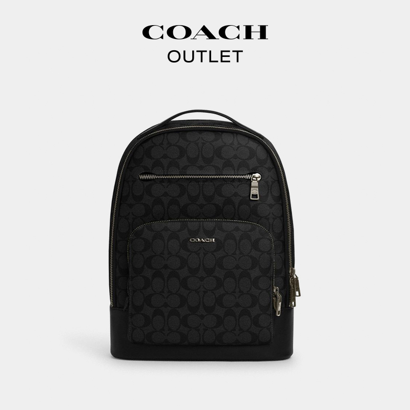 COACH/蔻驰奥莱男士经典标志ETHAN双肩包 - 图0