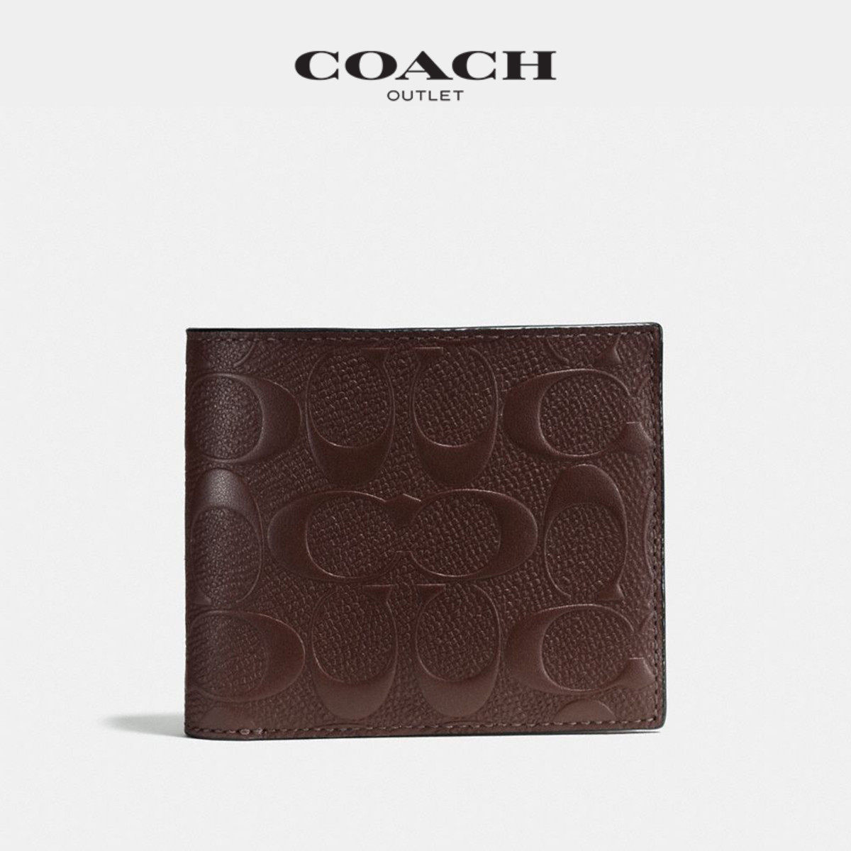 coach /蔻驰奥莱男包经典零钱包 COACHoutlet钱包