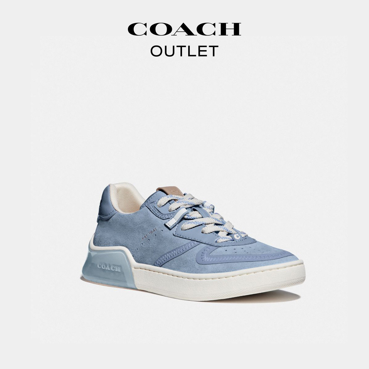 coach /蔻驰奥莱夏季新款板鞋 COACHoutlet休闲板鞋
