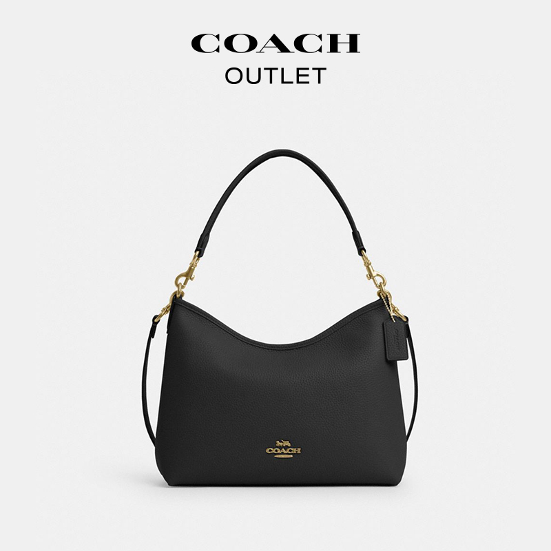 【新品】COACH/蔻驰奥莱女士LAUREL流浪包单肩腋下包斜挎包真皮-图3