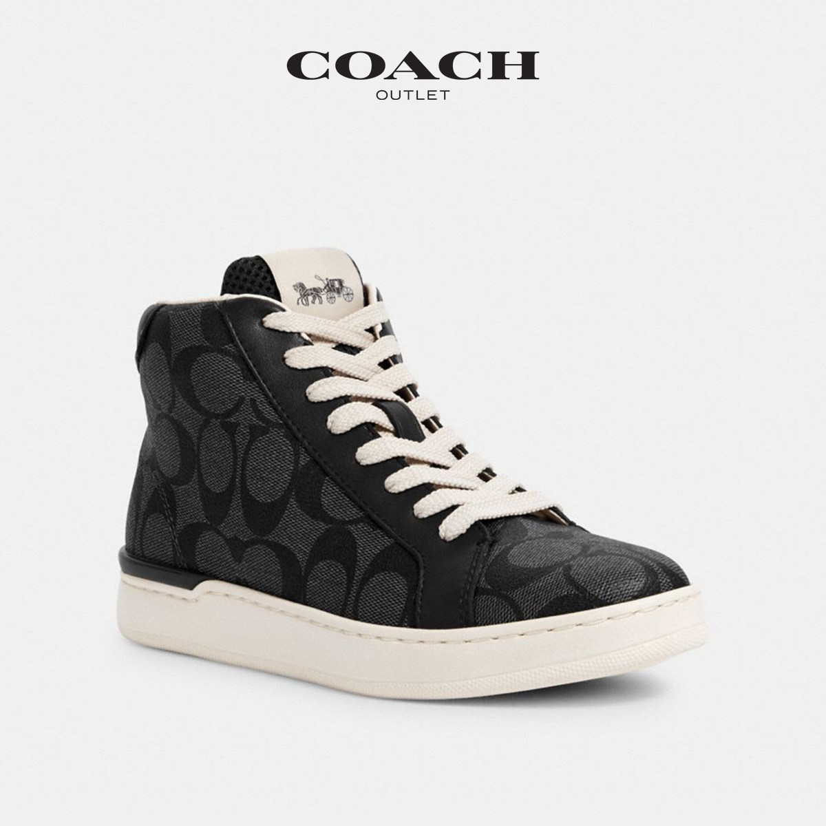 【预售加购】coach /蔻驰奥莱男鞋 COACHoutlet高帮鞋