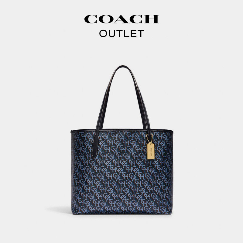 coach /蔻驰奥莱经典标志托特包 COACHoutlet女士包袋