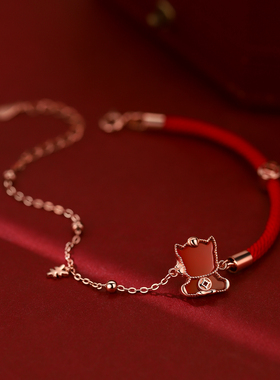 ACC抱富小马手链925纯银轻奢高级