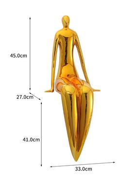 艺术抽象工艺品样板间售楼处美容院女人雕塑人像软装摆件装饰品