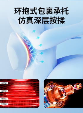 奥克斯腰部按摩器颈椎枕肌劳损间盘突出仪全身自动揉捏神生日礼物