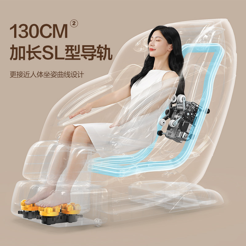 奥克斯家用全身多功能小型按摩椅 奥克斯柏桔按摩椅/沙发