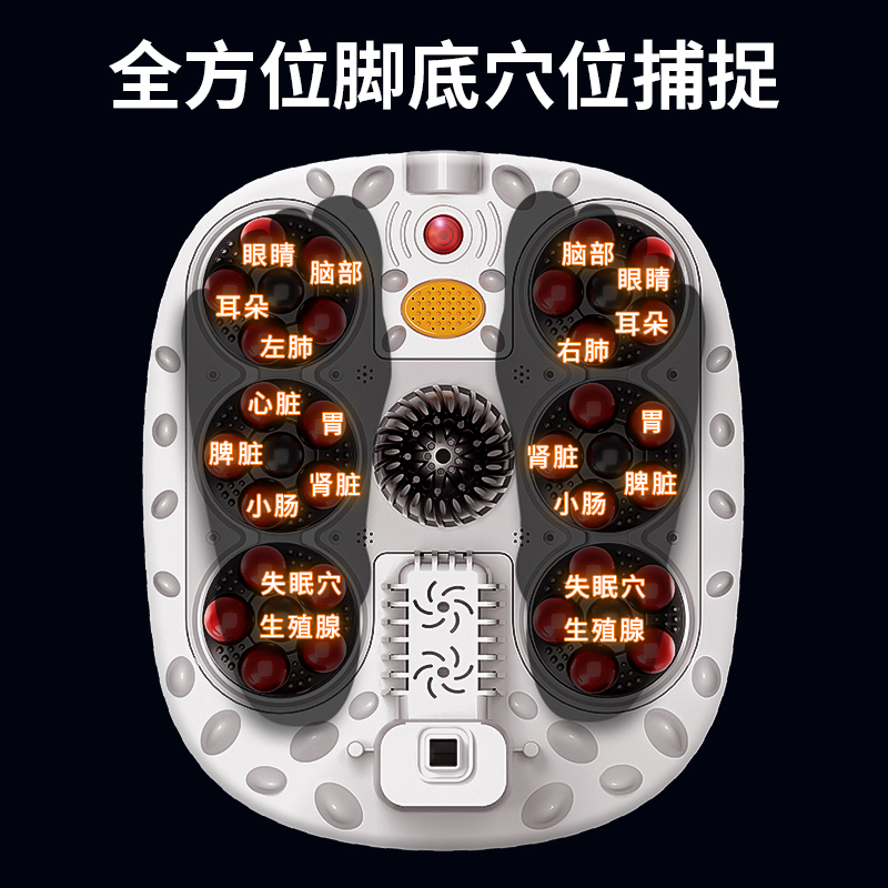 奥克斯柏桔专卖店AUX/奥克斯家用足浴盆全自动加热按摩泡脚桶电动恒温深桶足浴养生2