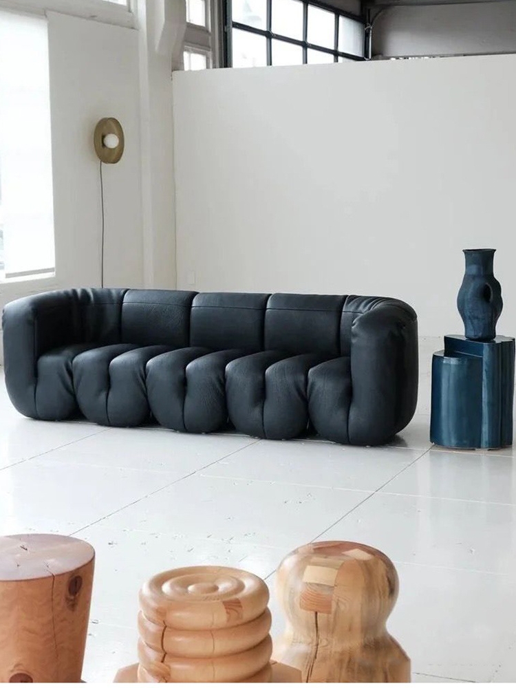 韵致北欧意式轻奢设计师异形懒人沙发躺椅北欧复古客厅单人沙发椅 - 图3