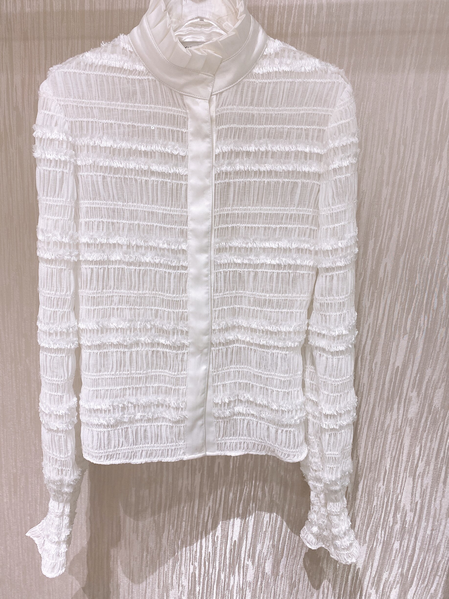 masion . w blingbling白色衬衫 木兰设计师品牌集合popup衬衫