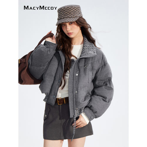 【折】MacyMccoy 官方授权 25AW 假两件拼接羽绒服 - 图3