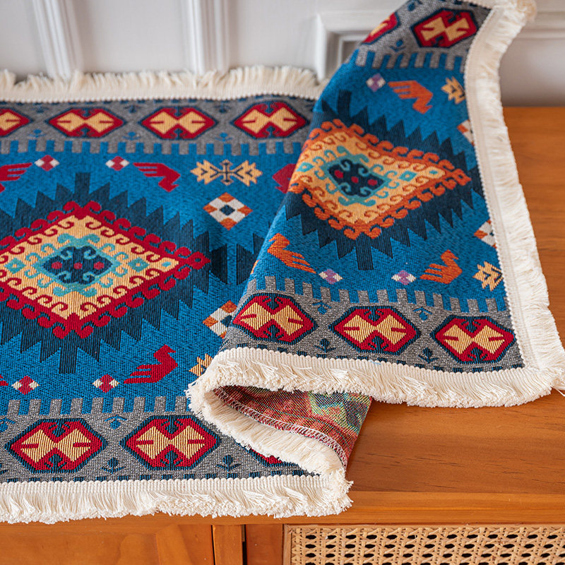 新中式民族风电视柜盖布茶几电视柜台布床头柜桌布复古古风盖巾,淘宝优惠券,粉丝福利购,淘宝优惠卷