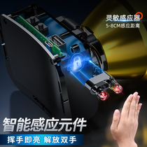 Outdoor LED headlights floodlight charging ultra-bright head-on hernia fishing flashlight Outdoor induction mine lamp