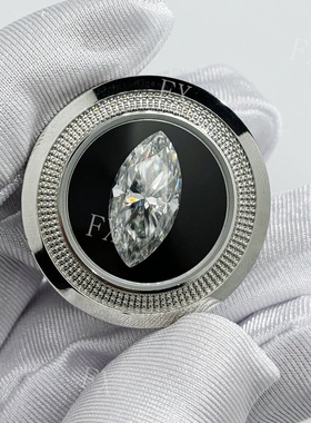 马眼异形莫桑石裸石 尺寸齐全 D色超白VVS1 过钻笔 首饰镶嵌主石