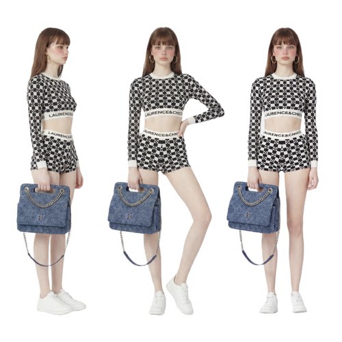 【精选】LC蓝色牛仔牛奶盒包，中号 - 图3