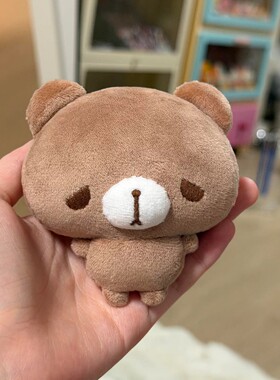 可爱小熊钥匙扣书包挂件开学背包装饰毛绒公仔玩偶小挂件呆萌小猫