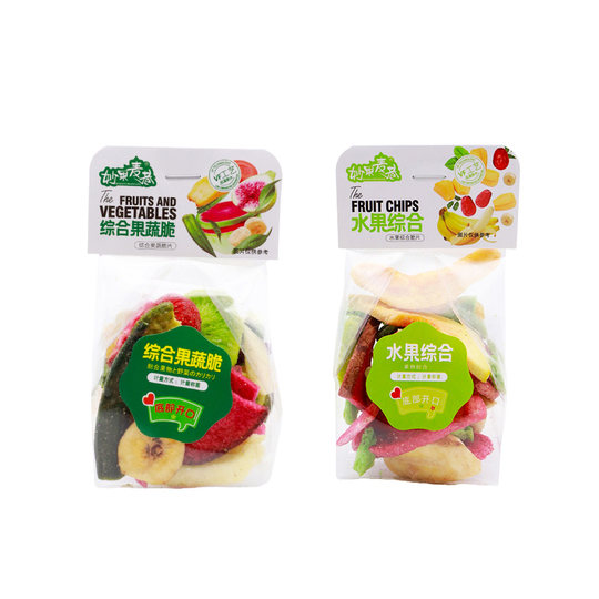 妙果麦巷综合果蔬脆500g水果综合脆片草莓秋葵干营养解馋小吃零食