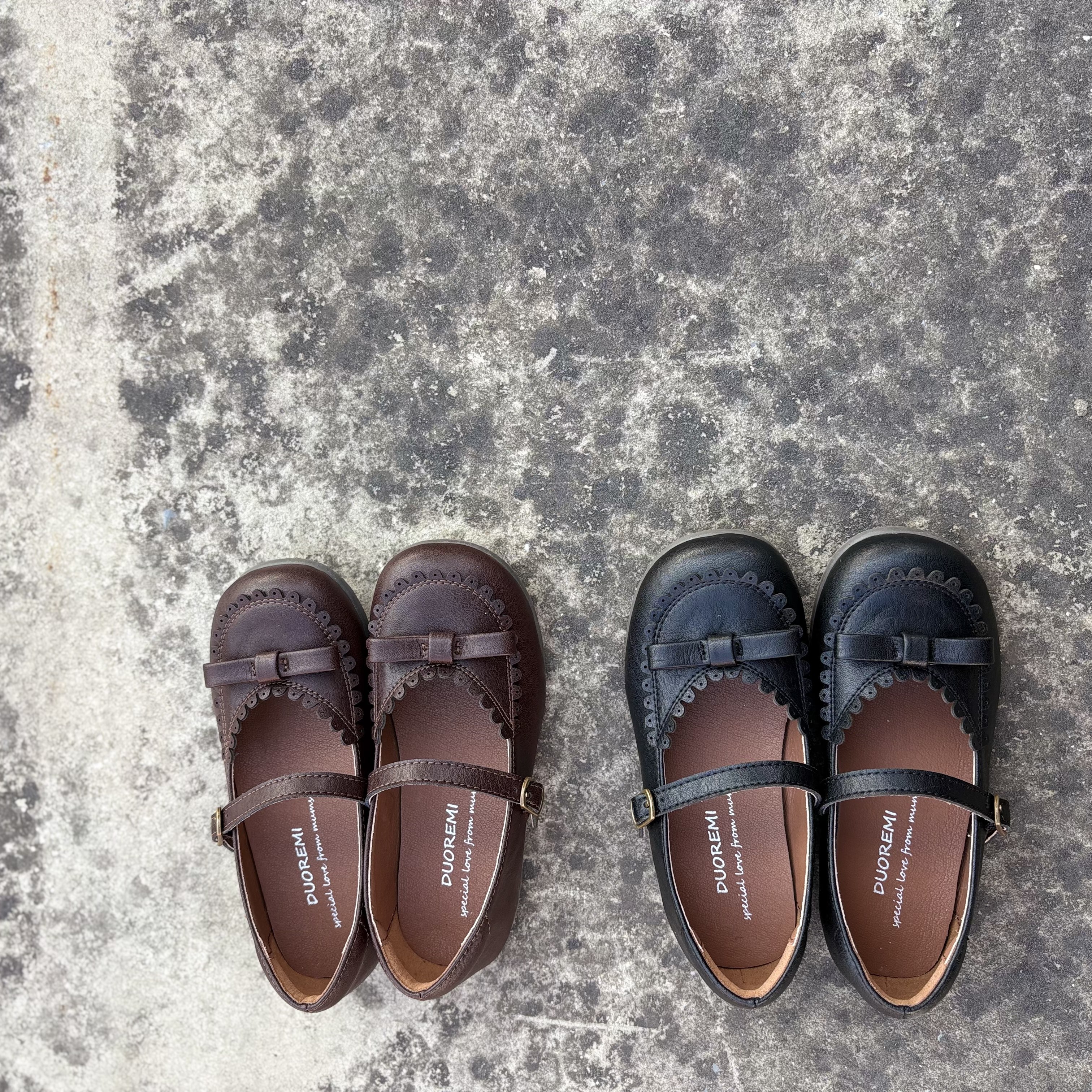 duoremi春季新款26ss04女童单鞋软底魔术贴牛皮蝴蝶玛丽珍公主鞋,淘宝优惠券,粉丝福利购,淘宝优惠卷