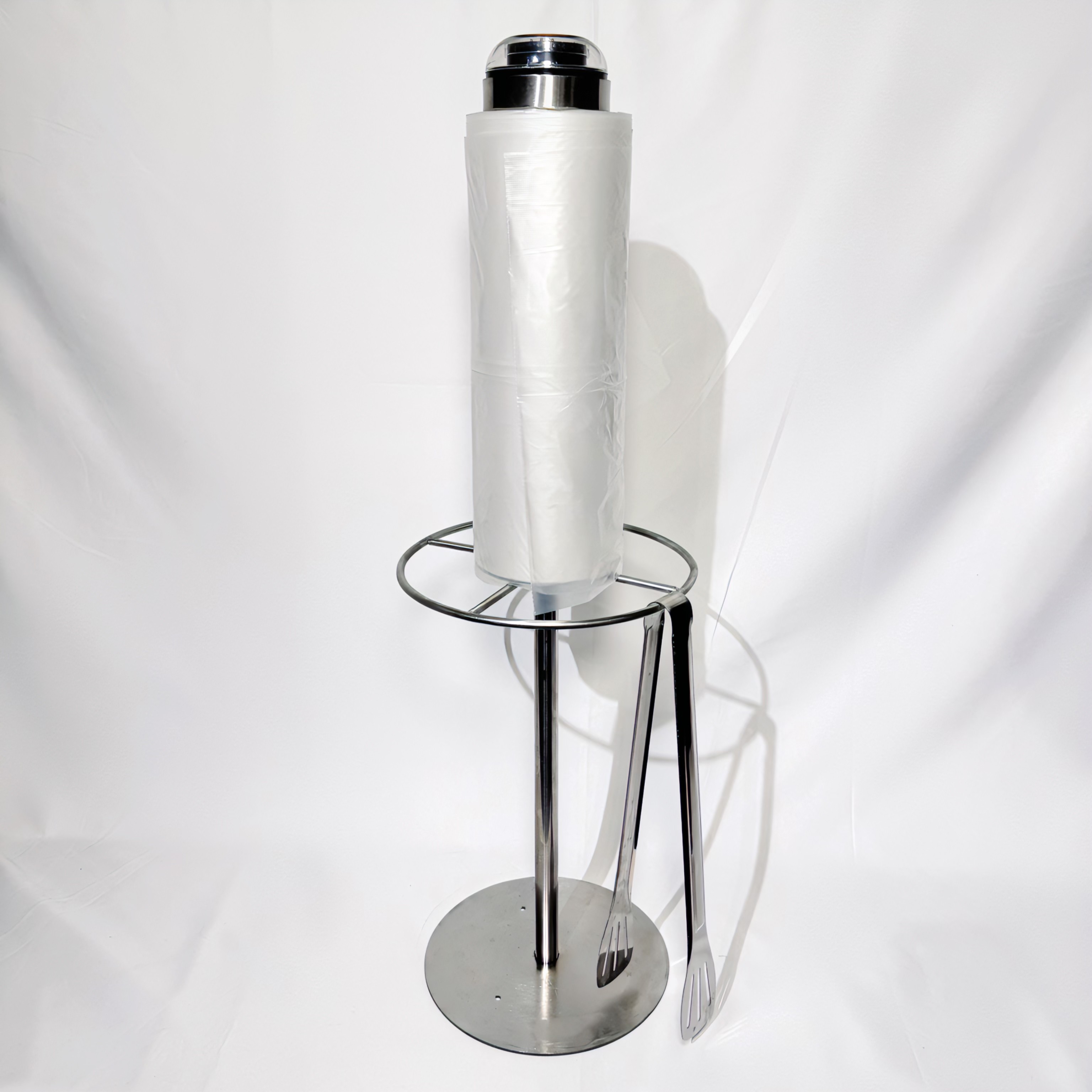 胖东来连卷袋支架两用立式支架超市手撕袋支架食品夹挂架不锈钢款,淘宝优惠券,粉丝福利购,淘宝优惠卷