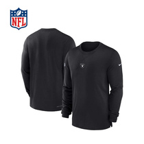 Las Vegas Raiders Nike field side Dri-FIT players long sleeve blouses-men
