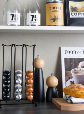 售楼部样板间厨房咖啡主题层架组合摆件咖啡厅酒店民宿摄影道具