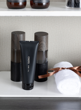 样板房浴室柜卫生间阳台装饰品摆件纯英文沐浴瓶牙刷摄影道具陈列