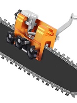 Hand Grinding Chain Instrumental Portable Home Knife Electric Chain Oil Saw Strips Accessories Grinding Head Filing Wood Saw Workout Tooth Style Tool Chain Frustration