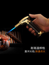 Portable high temperature welding gun spray fire gun cold wind welding robbed home gas welder small welding tool lighter charge