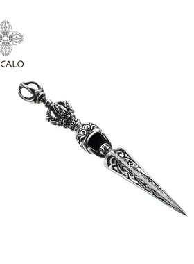 ZOCALO笑面骷髅匕首金刚杵吊坠