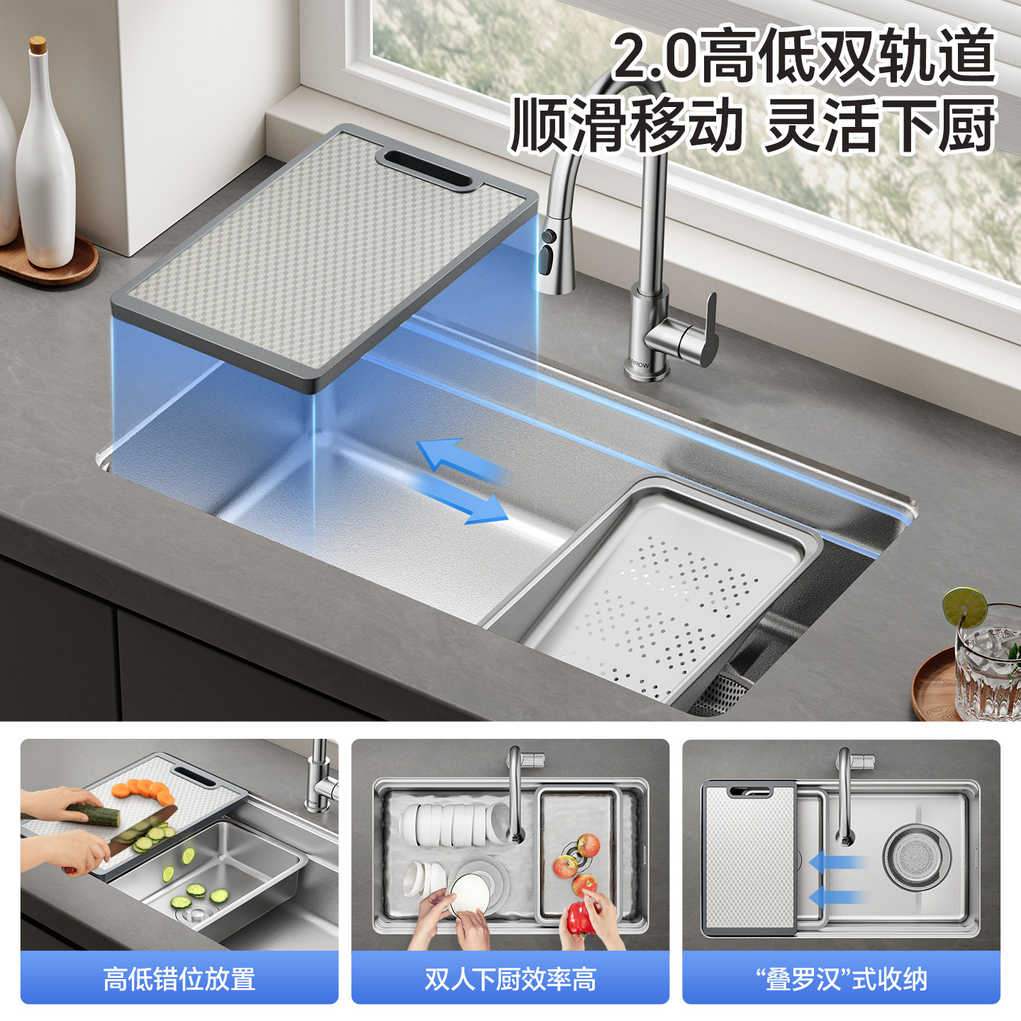 详情领金刚券 箭牌厨房水槽304不锈钢洗菜盆大单槽洗碗槽台下盆池,淘宝优惠券,粉丝福利购,淘宝优惠卷