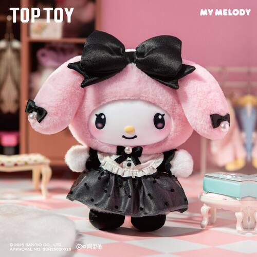 正版TOPTOY库洛米姐妹穿搭系列搪胶毛绒盲盒潮玩周边挂件节日礼物 - 图2