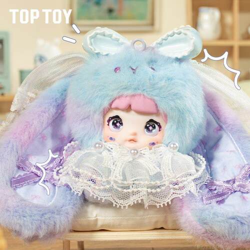 正版TOPTOY糯米儿米宝甜心免兔系列潮玩盲盒毛绒模玩手办生日礼物 - 图1