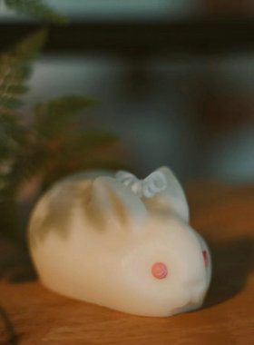 月兔兔子香薰蜡烛中秋单品礼盒家居装饰摆件节日送礼生日礼物