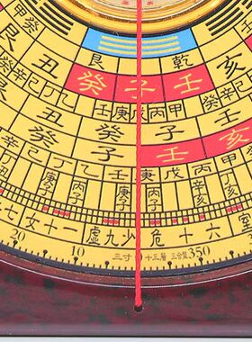 3寸崇道堂小号纯铜风水罗盘袖珍