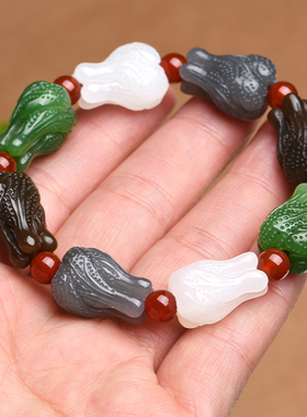 白菜（百财）手链和田玉