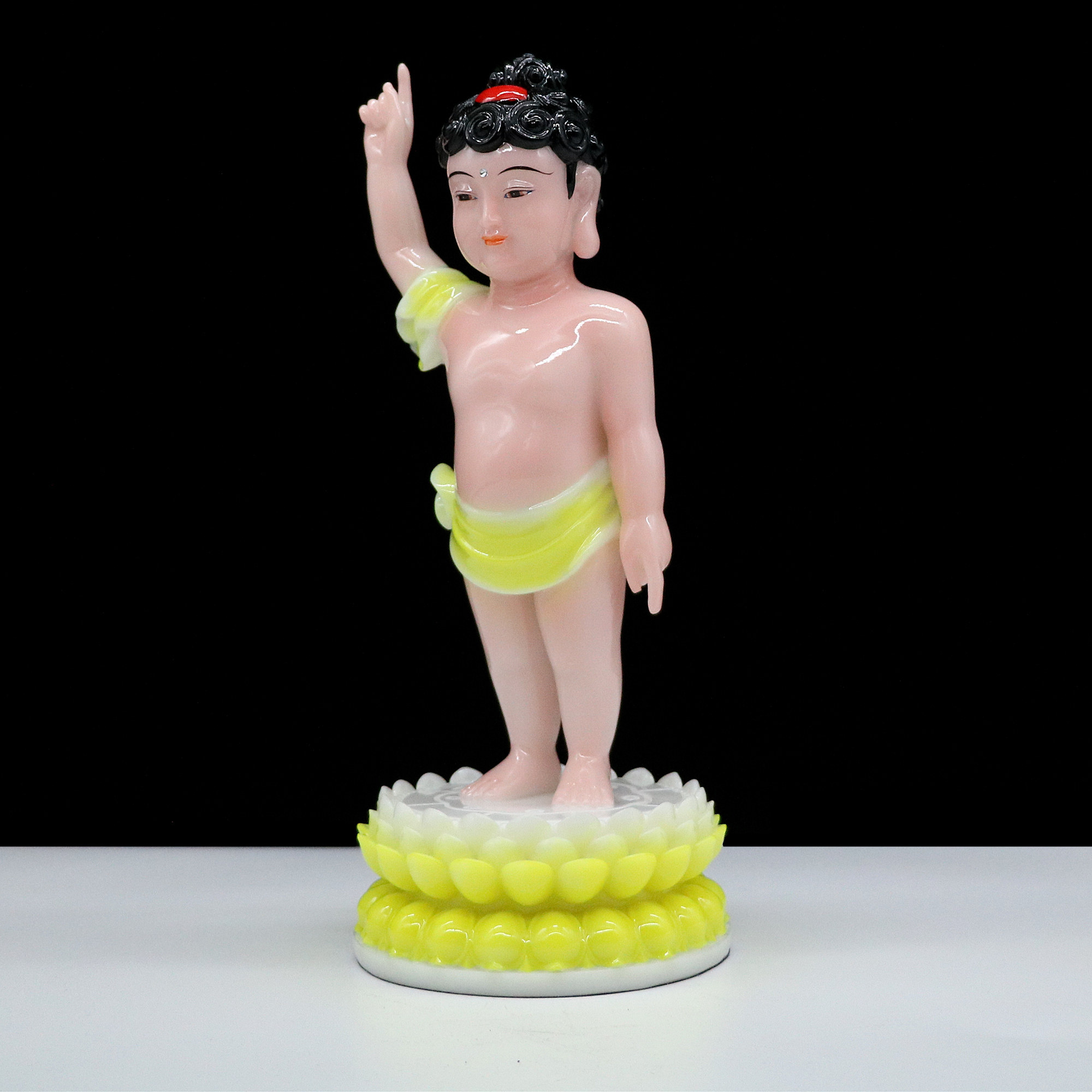 包邮太子浴佛神像释迦牟尼10寸12寸16寸19寸居用工艺品桌面摆件