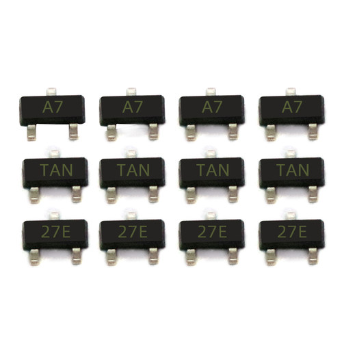 BAV99LT1G NUP2105贴片二极管 开关二极管 SOT23 印字A7/D4 27E - 图0