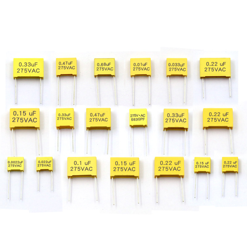 2 Condensateurs MKP62 X2 275V 0,1µF - 100nF, 104K, Neufs, Pour Dépannage électronique