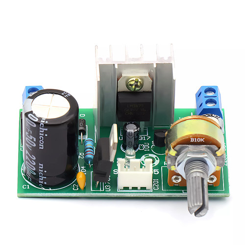 LM317电源板调压板带保护1.5A 1.25V-37V连续 可调直流稳压板 - 图0