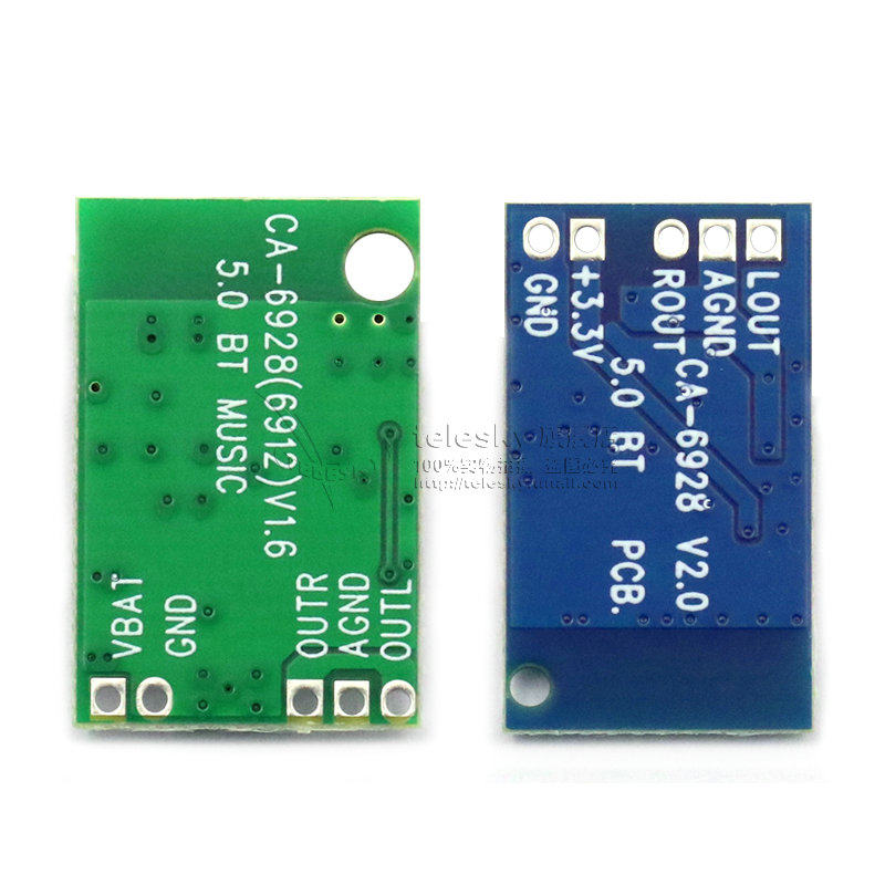 CA-6928 5V蓝牙音频功放模块5.0BT蓝牙接收器3.3-6V信号强远距离,淘宝优惠券,粉丝福利购,淘宝优惠卷