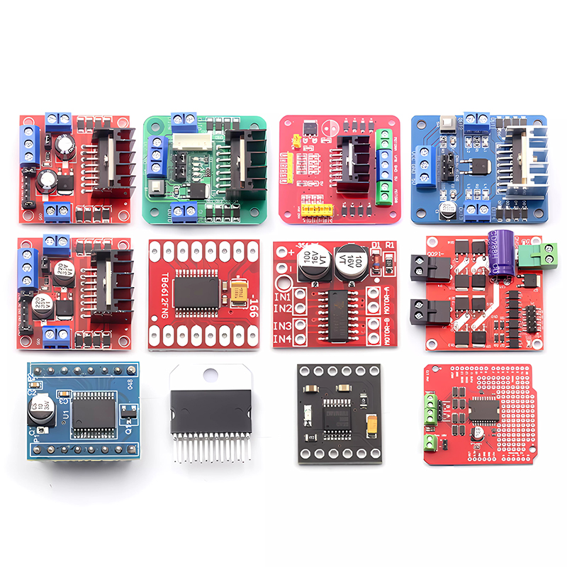 L298N电机驱动板模块直流步进电机马达智能车机器人配件TB6612FNG-图0