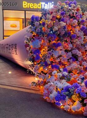 大型花束拍照道具纯手工