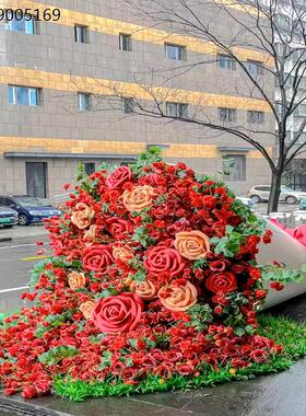 巨型捧花户外大型仿真花