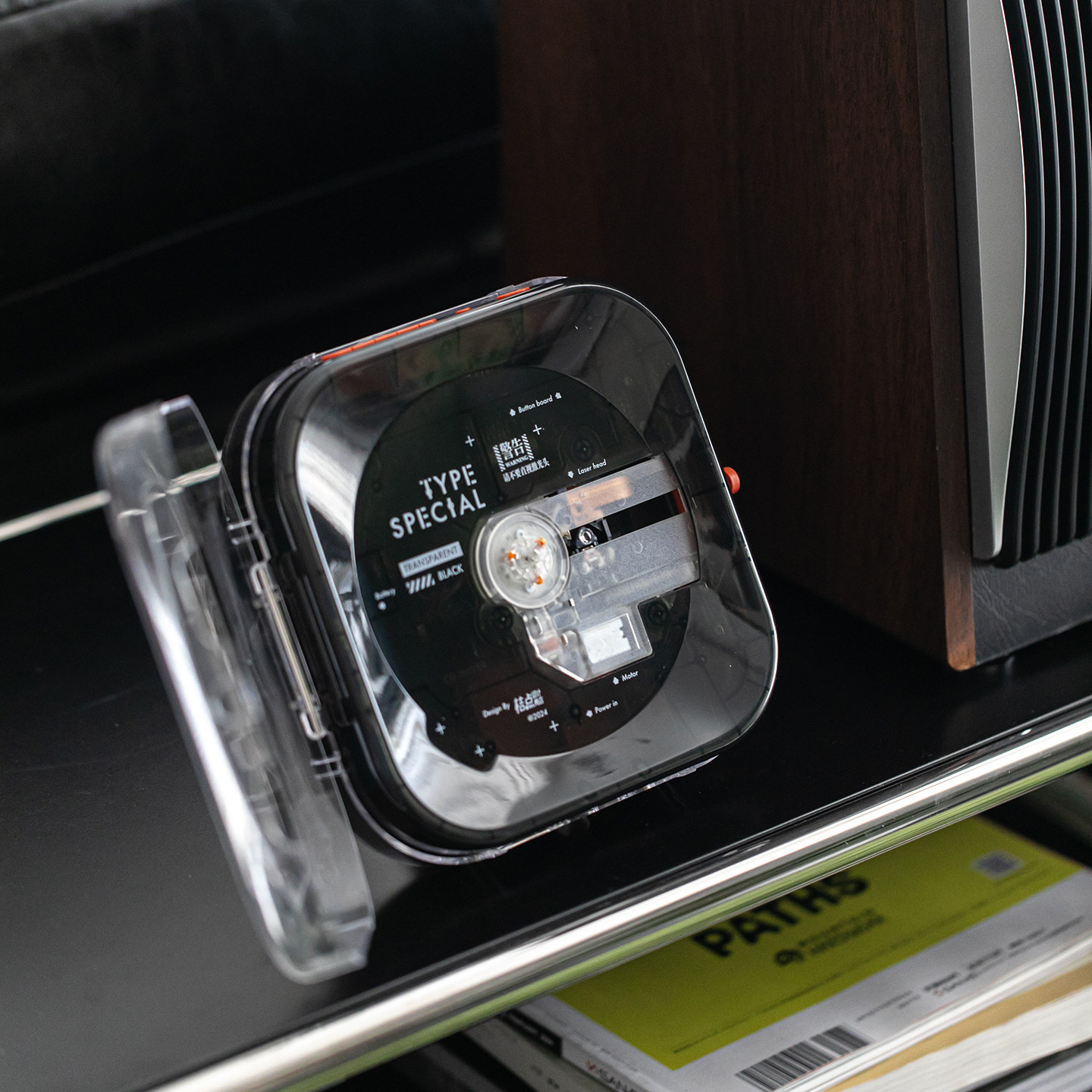 【赛塔林】R400 CD播放机蓝牙壁挂专辑播放器复古随身听CD唱片机,淘宝优惠券,粉丝福利购,淘宝优惠卷