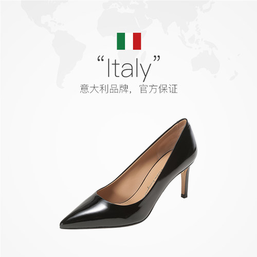 【自营】（清货）Ferragamo菲拉格慕女士ILARY系列漆皮尖头高跟鞋 - 图2