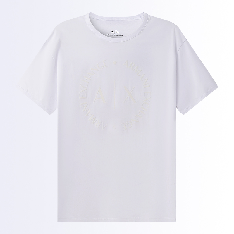 【自营】Armani Exchange阿玛尼男士棉质圆领短袖T恤8NZTCD Z8H4Z - 图1