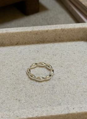 ＜花火商店＞淡人日常 - 镀白金戒指 开口可调节